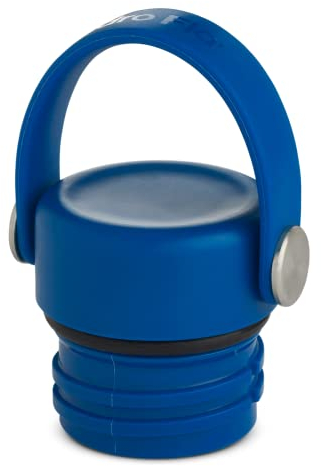HYDRO FLASK - Auslaufsicherer Ersatzdeckel Flex Cap für Trinkflasche mit Standard-Öffnung - Verschluss mit Honeycomb Insulation und Gurt - Deckel mit Edelstahl-Drehgelenk - BPA- frei - Cobalt