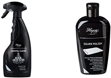 Hagerty - Crystal Clean- Nettoyant en spray qui élimine sans effort la saleté et la crasse des pièces en cristal, en verre & Silver Polish Nettoyant efficace pour l'argent et le métal argenté I 250 ml