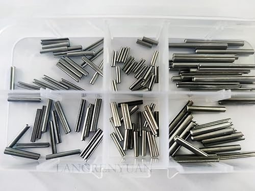 Generic 26pcs M6 Elastic pin Open Column Dowel pins Position 304 Stainless Steel Spring Location Nail