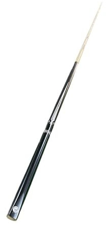 Perfeclan Pool-Queue, Pool-Stick, 57 Zoll, Holz, 1/2 geteilt, segmentiert, Achtelfinale, Spiel, britischer Snooker-Queue, Billardqueue für Männer und Frauen