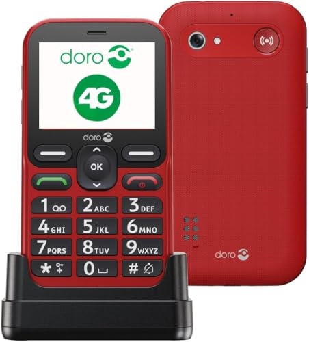 Doro Live L11 Senior Unlocked Phone Phone - Grand écran Paysage - Son puissant - Appareil Photo - Bouton d'aide avec localisation GPS - Téléphone portable simple sans Internet