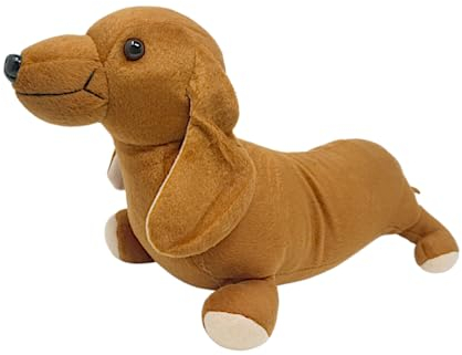 ATC Handels GmbH Gewichtstiere in verschiedenen Formen - weich und zum Knuddeln mit zusätzlichem Gewicht für Beruhigung und Förderung der Konzentration (Dackel 2270g)