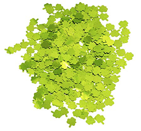 Oblique Unique® Kleeblatt Konfetti Grün Geburtstag Feier Party Tisch Deko Klee Glück Streudeko 14g