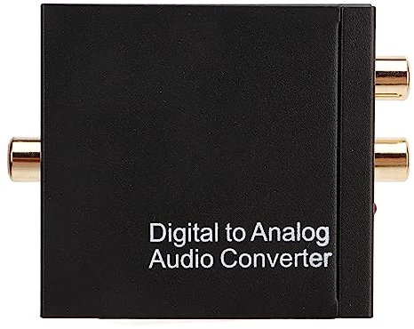 Convertidor de sonido digital analógico, conector de 3,5 mm, adaptador de reducción de ruido profesional para cine en casa