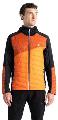 Dare 2b Touring Hybrid Veste, Thé macareux Orange/Rooibos, L Homme