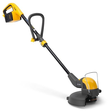 STIGA GT 300e Akku-Rasentrimmer 20V, selbstversorgendes Nylonkabel, ergonomischer Griff, inkl. 2 Akkus und Ladegerät