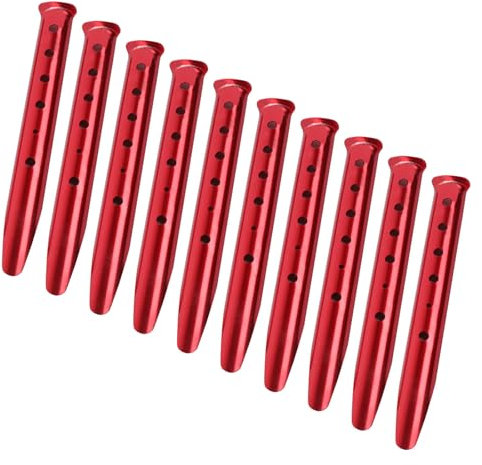 bnsggl 10 Stück Schwere Heringe Campingausrüstung Zelt Installationswerkzeug Stabilität Zeltzubehör Für Zelte Outdoor Reise Strand Bereich