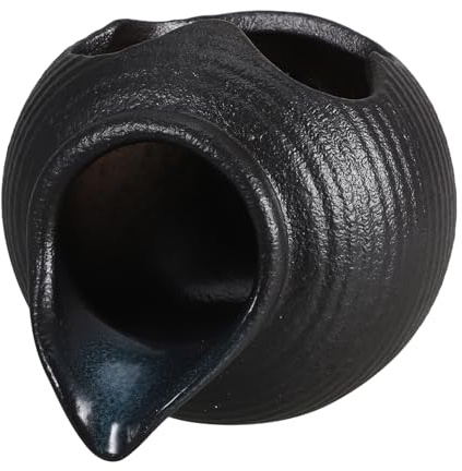 HOODANCOS Circulating Waterfall Ceramic Jar for Hydroponic Plants Indoor Fountain Spitter Decor Aesthetic Appeal Space Beauty for Gardens Indoor Spaces
