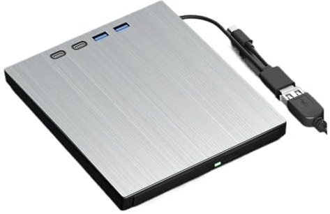 Bärbar extern CD DVD-enhet USB 3.0 100G DVD-brännare spelare läsare skrivare for bärbar dator Bred kompatibilitet