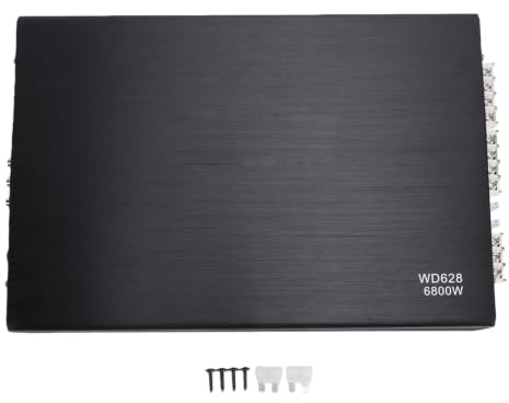 MENDUNER Amplificador de Potencia para Coche de 4 Canales, Amplificador de Audio para Automóvil, 6800 W Pico 80 W RMS X 4 a 2 Ohmios, for Sistemas de Altavoces para Coche