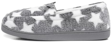 The Slipper Company Grey Womens Moccasin Slipper