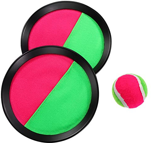 Toyvian Set Da Gioco Di Lancio E Cattura Con 2 Racchette E 1 Palla, Gioco All'Aperto Per Bambini E Famiglie, Ideale Per Cortili, Spiagge E Parchi