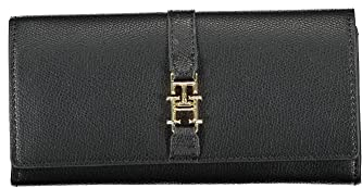 Tommy Hilfiger Schwarze Geldbörse aus Polyurethan