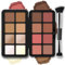 NewBang 16 Farben Blush Contour Highlighter Puder Palette für Wangen Gesichtsmodellierung, All-in-One Schimmer Seidig Matte Mineral Blusher Bronzer Illuminator Makeup mit Pinsel #01