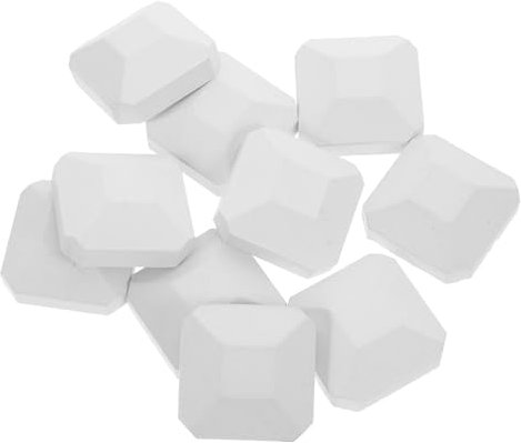 COLLBATH Briquettes with Gas for Replacement Cordierite Grill 10pcs Even Heat Distribution Flareup Reduction, 2 X 2 Inch Bbq and Outdoor Barbecues and Grilling