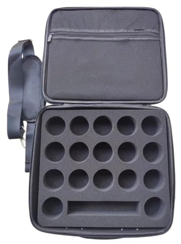 Homeponnew Custodia per biliardo, custodia rigida foderata in EVA, per biliardo americano, adatta ai viaggi, 35 x 35 x 8 cm, custodia in nylon nero