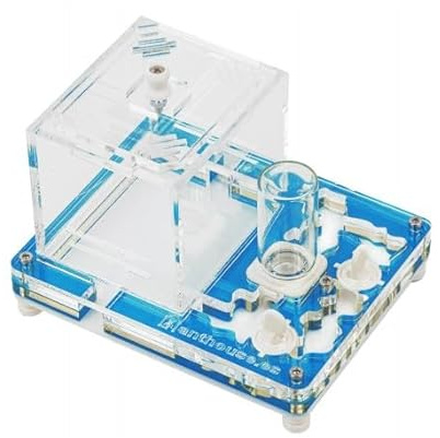 Kit Educativo de Hormigas Anthouse con Reina Incluida – Hormiguero Acrílico Profesional 10 x 12x 1,3 cm para Niños y Principiantes | Granja de Hormigas para Observación y Aprendizaje (Azul)