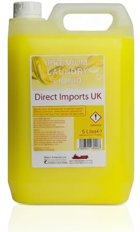 We Can Source It Ltd – Gentle Care Liquid Laundry Detergent with Strong Cleaning Action – For Clothes, Bedding, Towels – Suitable for Daily Washing – Unscented and Skin-Friendly - 5 Litre