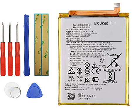 Vvsialeek JK50 Handy Akku Kompatibel Für Moto G7 Power G8 Power lite XT1955 Moto One Power XT1942 Moto E7 Plus XT2081-1 Moto G9 Moto G9 Play
