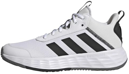 Adidas Homme Ownthegame Shoes, Cloud White/Core Black/Grey Four, 46 2/3 EU