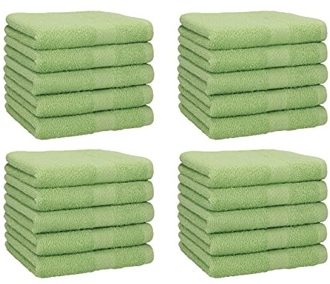 Betz 20 Stück Premium Seifetücher- Seiftuch - Handtücher-Set - Händehandtücher - 30 x 30cm – Farbe apfelgrün
