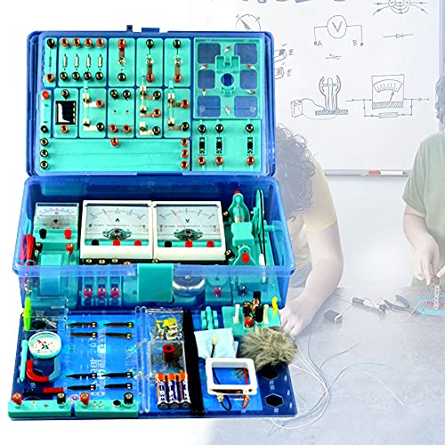 LXX Physik Baukasten Elektrobaukasten für Kinder Physik Elektrizität und Magnetismus Experimente Experimentierkasten Physik Elektrische Schaltung Lernkit