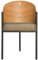 driade Costes POLTRONE, Polypropylen, Beige/Schwarz, Medium