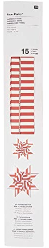 Froebel Stars, Red/White, 60 Strips FSC Mix