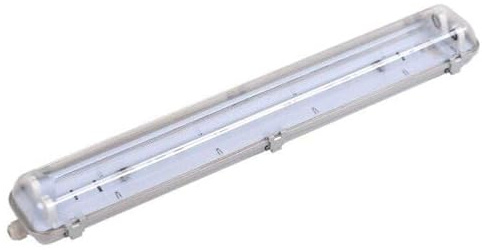 SILAMP Réglette étanche double pour tube LED T8 120cm IP65 (boitier vide)