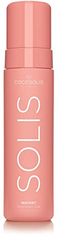 COCOSOLIS SOLIS Instant Weekend Tan Lotion autobronzante visage et corps, mousse à effet immédiat et lavable pour un bronzage riche, naturel et longue durée, au DHA végétal (200 ml)