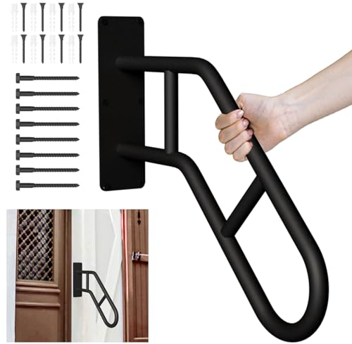 Uppgradera ledstänger för utomhussteg, 73 cm säkerhetsgrepp för trappor, väggmonterat rostfritt U-format stål räcke, räcken för 1-3 steg inomhus för äldre, barn, funktionshindrade, gravida kvinnor