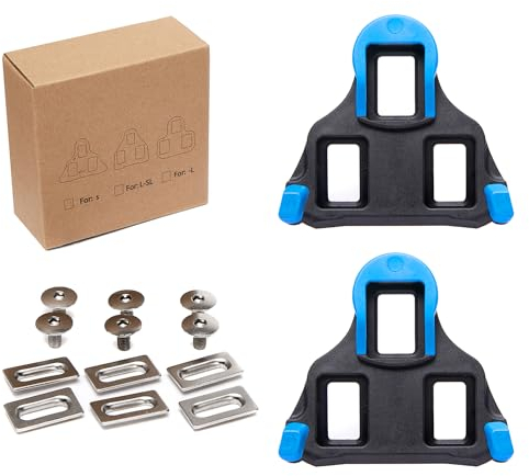 FOTGROY Fahrradschuhe Cleats Kompatibel mit Shimano Pedale, Cycling Cleat Kompatibel mit SPD SL Pedalen Delta Clips (2 Grad Float)