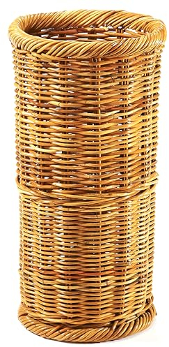 Kobolo Regenschirmständer Schirmständer aus Rattan - lacak - in Handarbeit geflochten