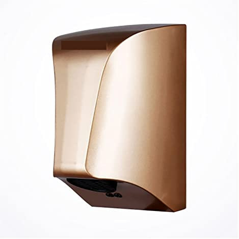 Automatic Hand Dryers for Toilet - Smart Sensor MINI Hand Dryer - Gold Color - Hot & Cold High Speed Wind - Quick Drying Machine
