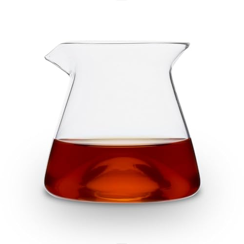 watchget 300ml Borosilicate Glass Coffee Server Carafe Coffee Pot, Clear