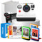 Set fotocamera a stampa istantanea con fotocamera istantanea Polaroid Now Gen 2, pellicola Polaroid a colori i-Type, porta foto Polaroid, album fotografico Polaroid e cornici in acrilico (nero e