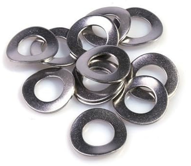 KSeSii 304 rondelles ondulées courbes en acier inoxydable rondelle à ressort élastique GB955 M3 M4 M5 M6 M8 M10 M12 M14 M16 M18 M20(M16 10pcs)