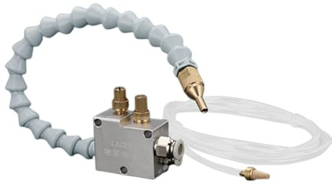 ASHLUYAK Máquina pulverizadora de refrigeración con grabado de corte de metal, sistema de pulverización de lubricación para tuberías de aire de 8 mm