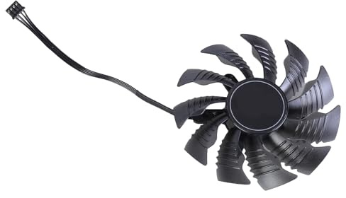 QUEENYARD Ventilador de refrigeración de 4 pines de 87 mm T129215SU para 980Ti 390X 390 1060 1080 1070 1070Ti 480 580 enfriadores de tarjetas gráficas, reemplazo de tarjeta de video