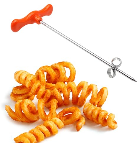 Leddy Living Affetta Taglia Patate a Ricciolo, Taglierina per Patate a Spirale, Adatto per Frutta e Verdura Creativa a Twist, Carota, Zucchina, Cetriolo, Mela