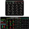 VARKAGE 2 Artikel Mauspad Shortcut Tasten- Trading Mousepad, Stock Market Großes Mauspad, Trading Pattern Mousepad - Lustiges Investor Day Trader Geschenk, 80 * 30cm und 21 * 26 cm