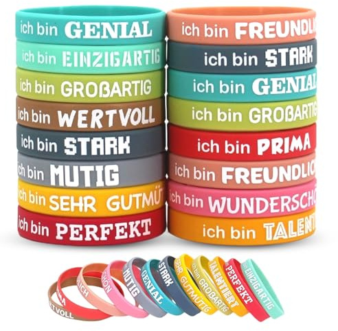 Motivationsarmband 50 stycken silikonarmband med inspirerande talesätt mamma gåvor motiverande gummiarmband party present för tonåringar elever kollegor