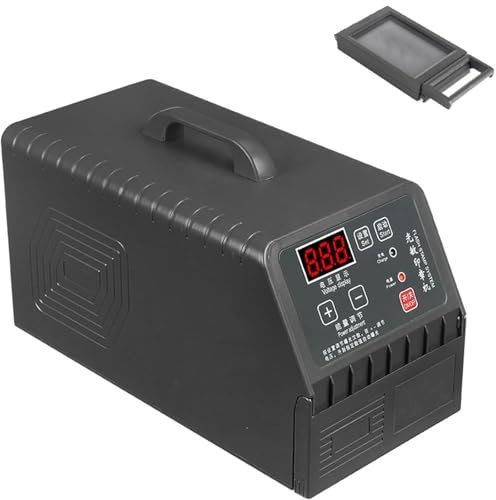 fnotlfue Flash Stamp Portrait Making Machine, Digital Photosensitive Seal Maker with LED Display, Adjustable Exposure and 1–3 Tubes, 13200–39600J High Power for Custom Cartoon Stamps