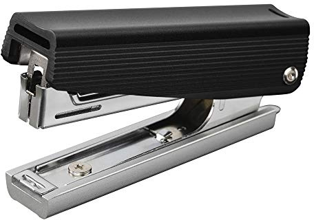 Max HD-10X/AL Black Stapler, Full Metal, Black