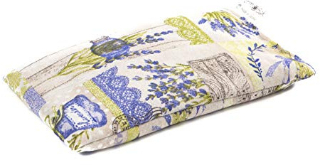 TERMOSAK Saco térmico de semillas de soja y lavanda, 23x14, cojín térmico microondas/congelador, compresa calor/frío, alta duración de producto. (006, 23x14)