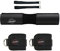 Langhantel Pad Hip Thrust Polster Squat Pad Barbell Foam Pad Fitness Nackenpolster Gewichte Polster Langhantel Polster und Fußschlaufen Set Schwarz