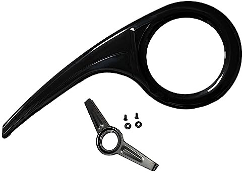 ICDKOYK Protecteur de chaîne de vélo de Montagne Haute résistance, Accessoires de vélo ABS durables et fiables, personnalisés et Beaux (40-44 Dents)