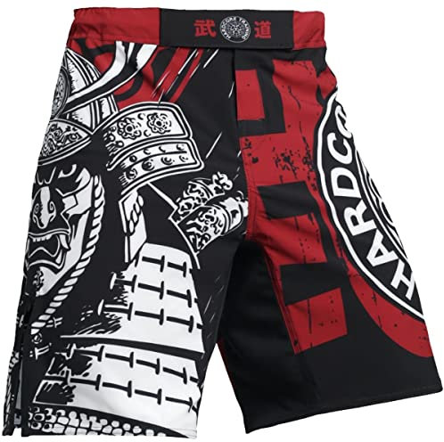 Hardcore Training Fight Shorts Kurze Hose Herren MMA BJJ Grappling Fitness Boxen Muay Thai No Gi