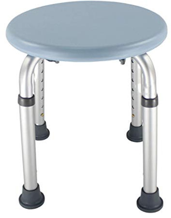 Tabouret de Bain/Douche Arrondi, sièges de Douche légers pour handicapés, Aide au Transfert de Chaise élévatrice de Baignoire réglable en Hauteur pour Adultes 150kg
