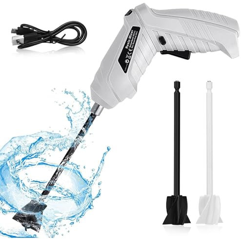 Resin Mixer,Handheld Electric Epoxy Mixer to Minimize Bubbles